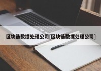 区块链数据处理公司[区块链数据处理公司]