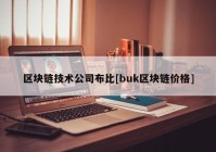 区块链技术公司布比[buk区块链价格]